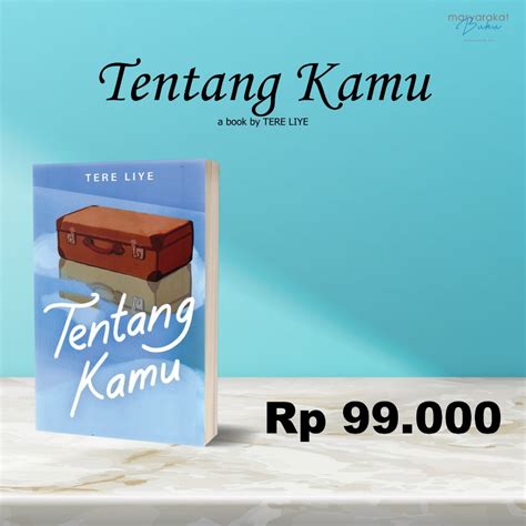 Jual Tentang Kamu By Tere Liye Shopee Indonesia