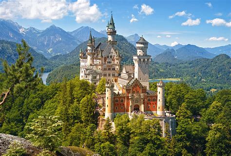 View Of The Neuschwanstein Castle Germany Puzzle 500 Teile