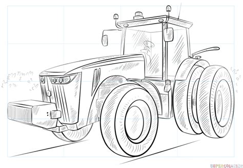 C Mo Dibujar Un Tractor Tutorial De Dibujo Paso A Paso