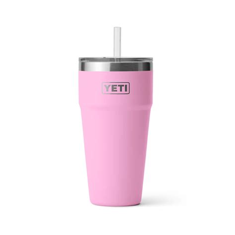 Yeti Rambler 26 Oz Straw Cup Power Pink Carl Russell And Co