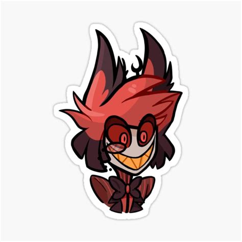 Hazbin Hotel Alastor Stickers Redbubble