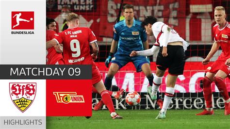 VfB Stuttgart Union Berlin 1 1 Highlights Matchday 9 Bundesliga