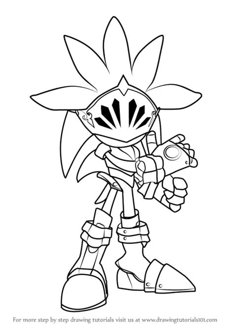 Learn How To Draw Sir Galahad From Sonic The Hedgehog Sonic The