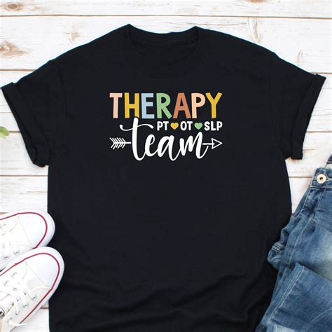 Therapy Team Shirt Physical Therapist Shirt Occupational Etsy