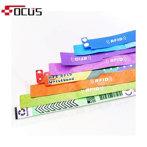 DuPont Tyvek UHF UF RFID Mf Ultralight EV1 Paper Wristbands RFID