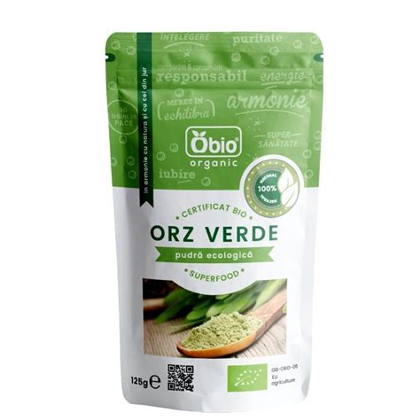 Orz Verde Pulbere Bio 125g Obio Dr Max Farmacie