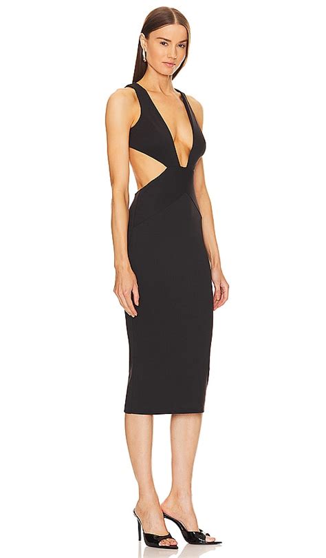 Michael Costello Black Ribbed Dresses Revolve