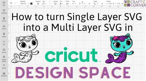 How To Turn A Single Layer Svg Into A Multi Layer Svg Cricut Design