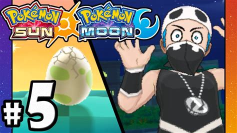 Pokemon Sun And Moon 3DS Gameplay Walkthrough PART 5 VS Team Skull