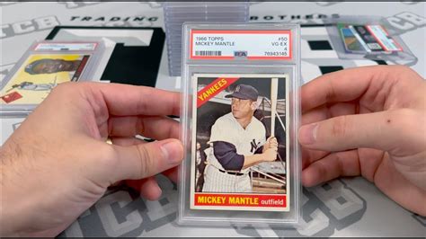 18 Card PSA Submission Reveal Mickey Mantle Jackie Robinson Willie