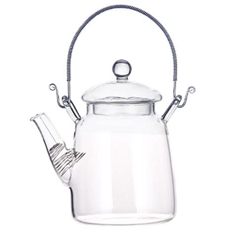 Nuolux Tea Glass Teapot Kettle Potstovetop Water Looseblooming Pitcher