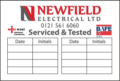 Electrical Labels — Inkreadible Customised Labels
