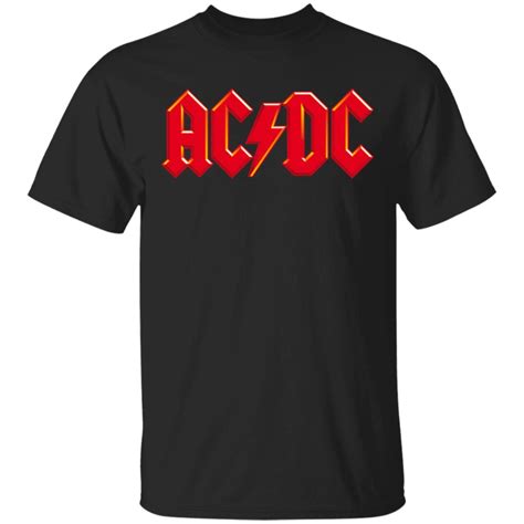 Rock Band Logo Acdc Unisex T Shirt Metal T Shirts Rock T Shirts Acdc