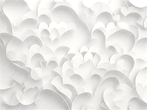 Premium AI Image | White love background white background love images