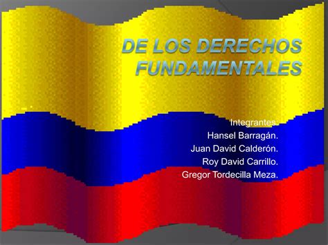 Derechos Fundamentales Ppt