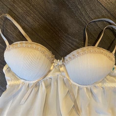 Coquette Babydoll Lingerie Top Cup Size C D Depop