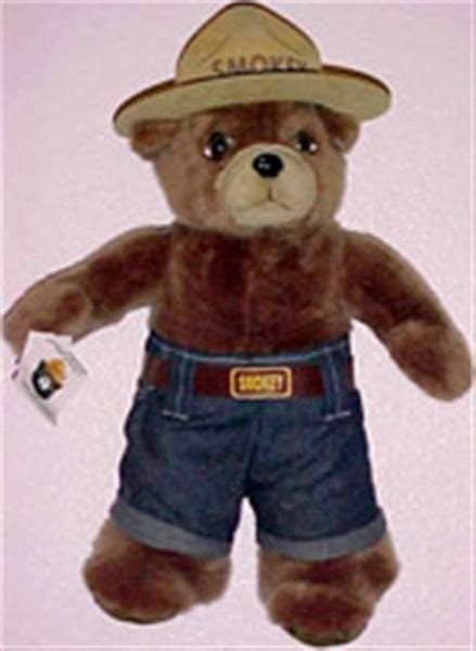 Smokey Bear Plushes Plush Smokey Bear Talking 18 Smokey Bear