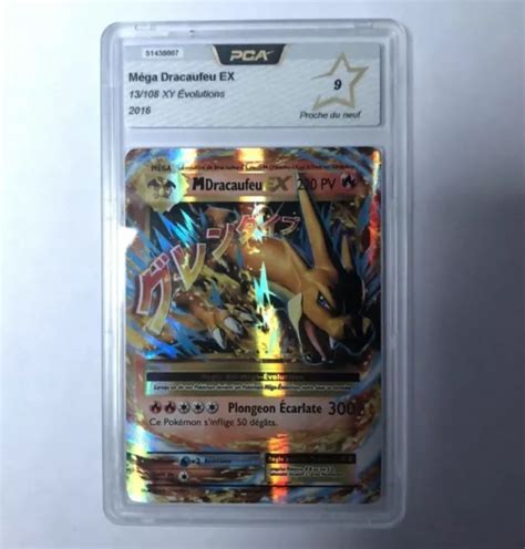 CARTE POKÉMON MÉGA Dracaufeu EX 13 108 XY Évolutions PCA 9 FR EUR 149