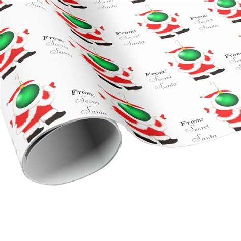 Secret Santa Wrapping Paper | Zazzle | Funny secret santa gifts, Best ...