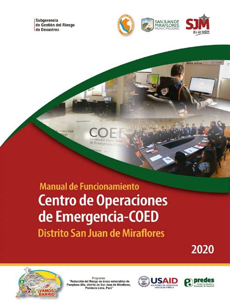 Manual De Funcionamiento Del Coed Sjm Municipalidad De San Juan De