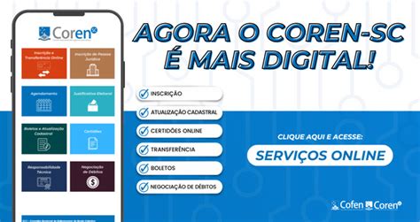 Banner Site Coren Digital Coren SC Conselho Regional De