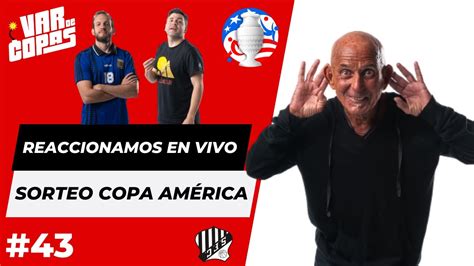 REACCIONAMOS EN VIVO AL SORTEO DE LA COPA AMÉRICA Santos Scaloni