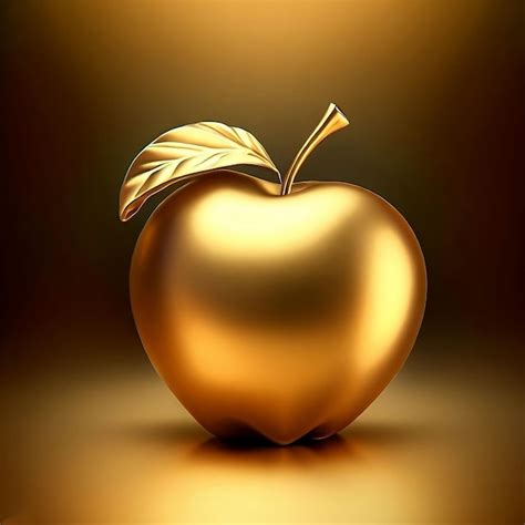 Gold Apple Wallpaper Hd