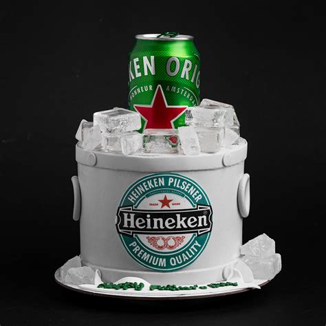 Bakers Brew Fathers Day Heineken Beer Cake