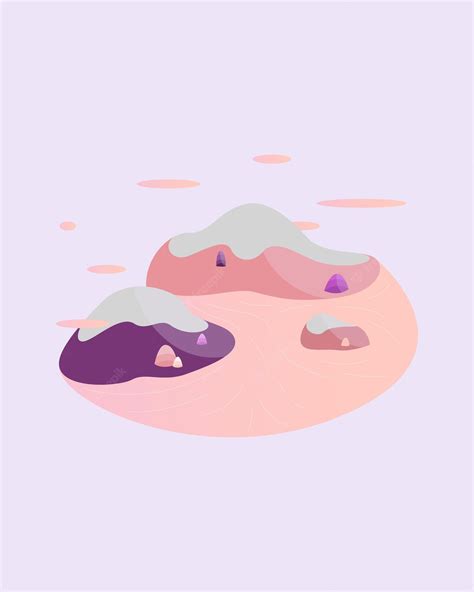 Premium Vector | Mountain vector illustration in minimalist style