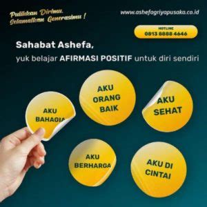 Cara Afirmasi Positif Untuk Diri Sendiri Ashefa Griya Pusaka