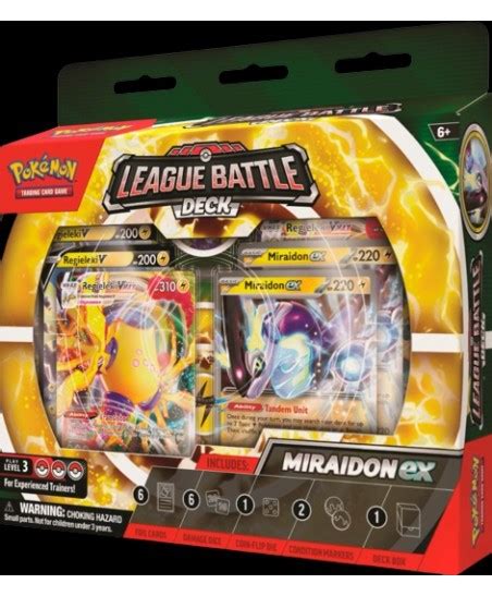 Pokemon Miraidon Ex Regieleki Vmax Battle Deck