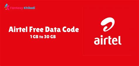 Airtel Gb Data Coupon Code Free Today Upto Gb Updated January