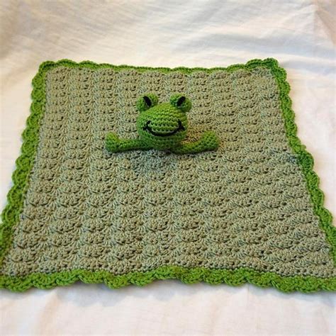 Ravelry Frog Security Blanket Pattern By The Crocheting Mom