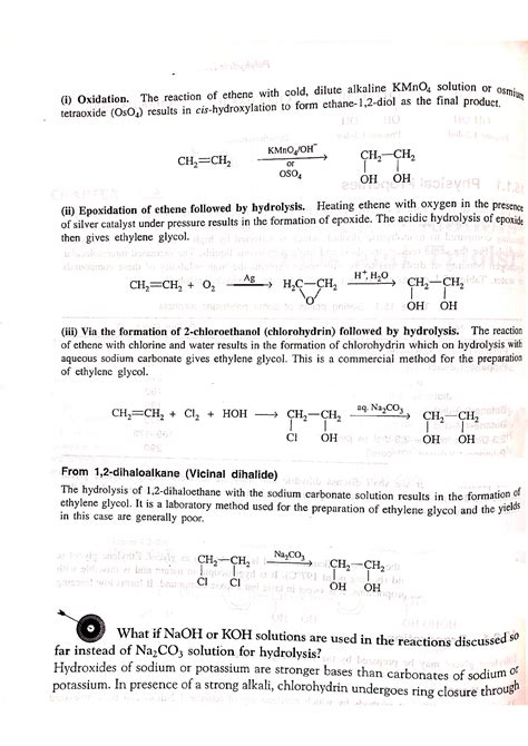 SOLUTION: "ETHYLENE GLYCOL [ETHANE-1,2-DIOL]". (1)Preparations. (2)Chemical Properties. (3)Uses ...