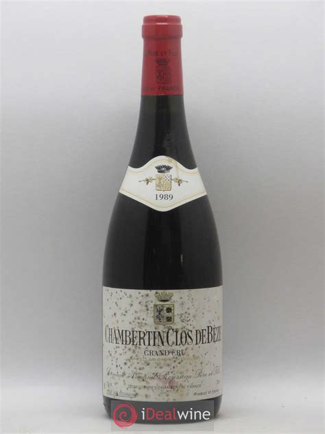 Buy Chambertin Clos De Bèze Grand Cru Armand Rousseau Domaine 1989