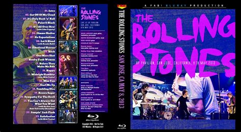 ROLLING STONES SAN JOSE CA MAY 8 2013 BLU RAY DVD