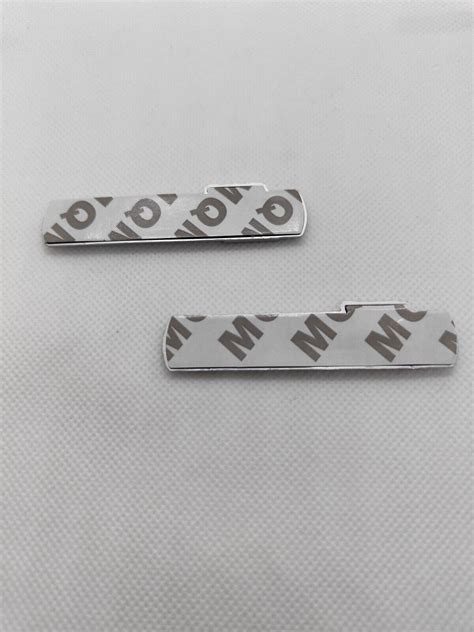 2 Logo S Line Chrome Metal Sline Adhesive Badge Emblem For Etsy