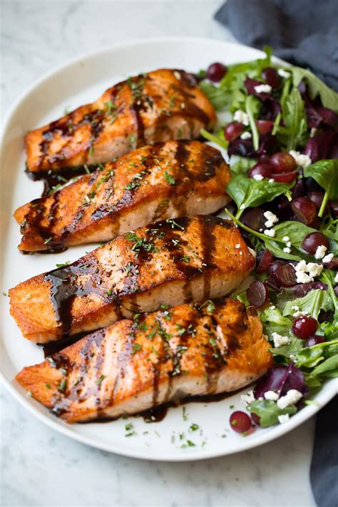 Balsamic Glazed Salmon Cooking Classy