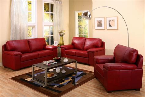 Displaying Gallery of Red Leather Couches and Loveseats (View 3 of 15 ...