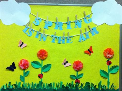 Spring Bulletin Boards Spring Bulletin Spring Crafts