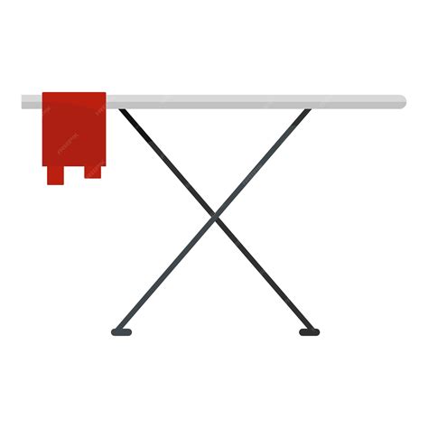 Premium Vector Ironing Board Icon Flat Illustration Of Ironing Board