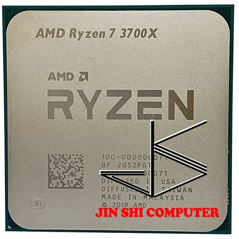 Amd Ryzen 7 3700x R7 3700x 3 6 Ghz Eight Core Sinteen Thread Cpu