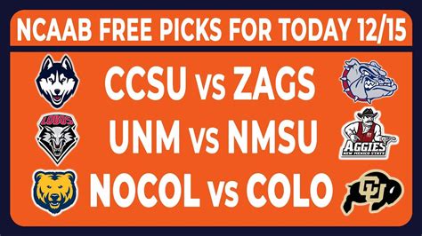 3 Free College Basketball Betting Tips Picks And Predictions For Today Friday 12152023 Youtube