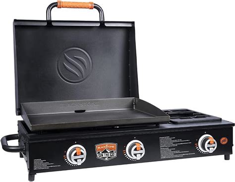 Blackstone 1813 Stainless Steel Propane Gas Hood Portable Flat Griddle Grill