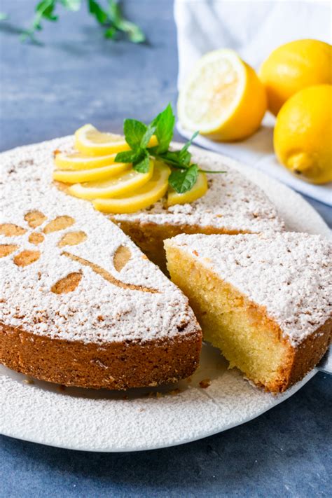 Lemon Torta Caprese Cake Recipe Micaela S Kitchen