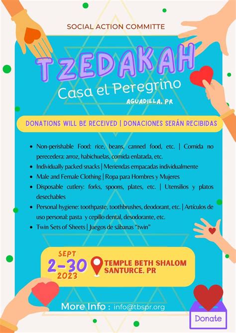 High Holy Days Social Action Campaign