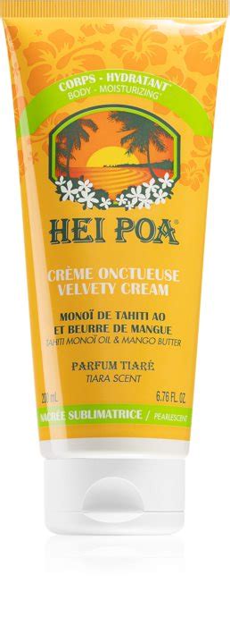 Hei Poa Tahiti Monoi Oil Mango Butter crème hydratation intense corps