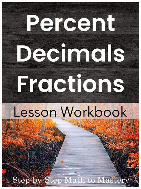 Converting Fractions Decimals And Percents Percent Word Problems