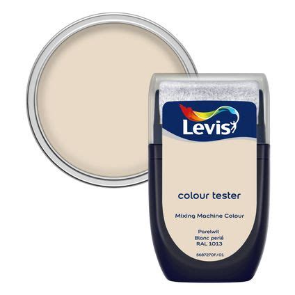 Testeur peinture murale Levis Ambiance mat blanc nacré 30ml