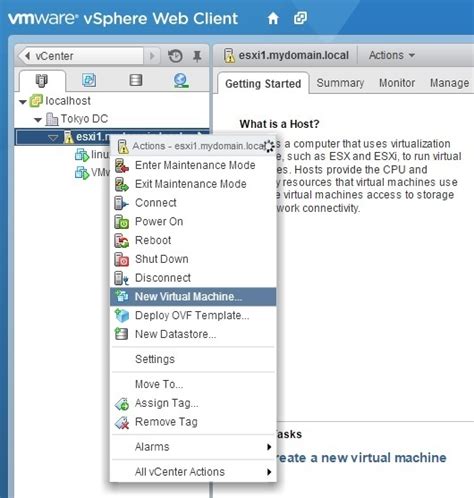 Create Virtual Machines Vmware Esxi